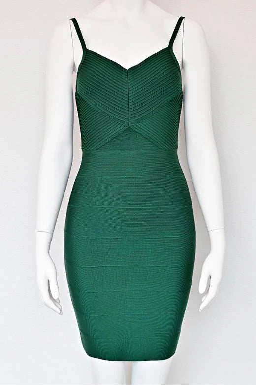 Jene Bandage Dress Emerald Green Sale