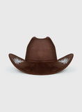 Another Level Embroidered Cowboy Hat Brown