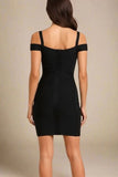Sophia Bandage Mini Dress Classic Black