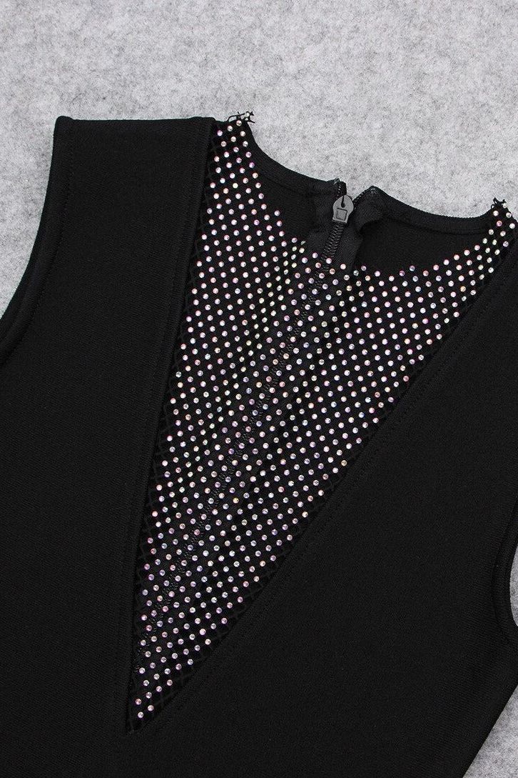 Sofie Bodycon Mini Dress Classic Black Sale