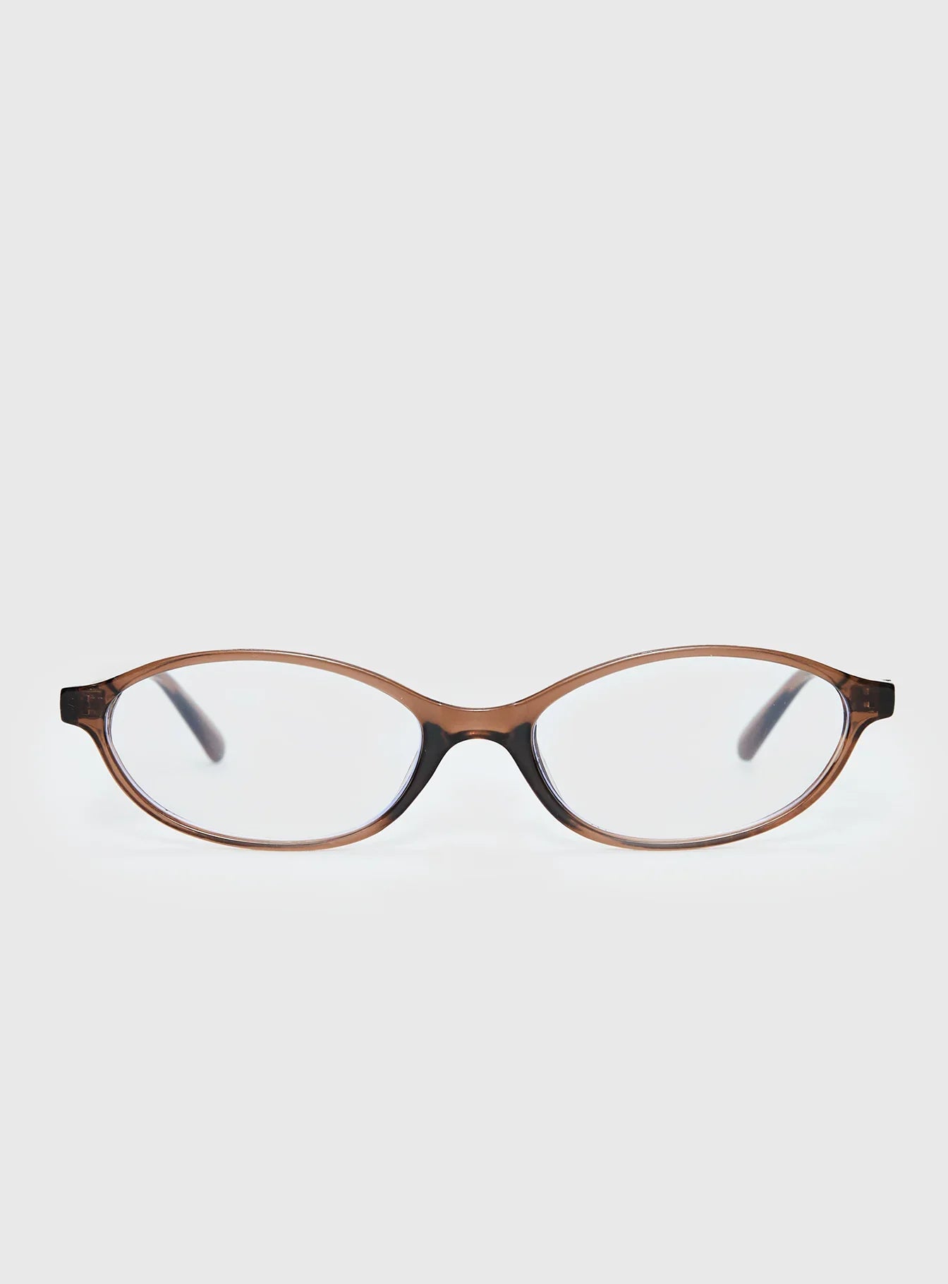 Life Begins Blue Light Glasses Light Brown