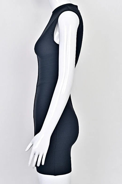 Alora Bandage Mini Dress Classic Black