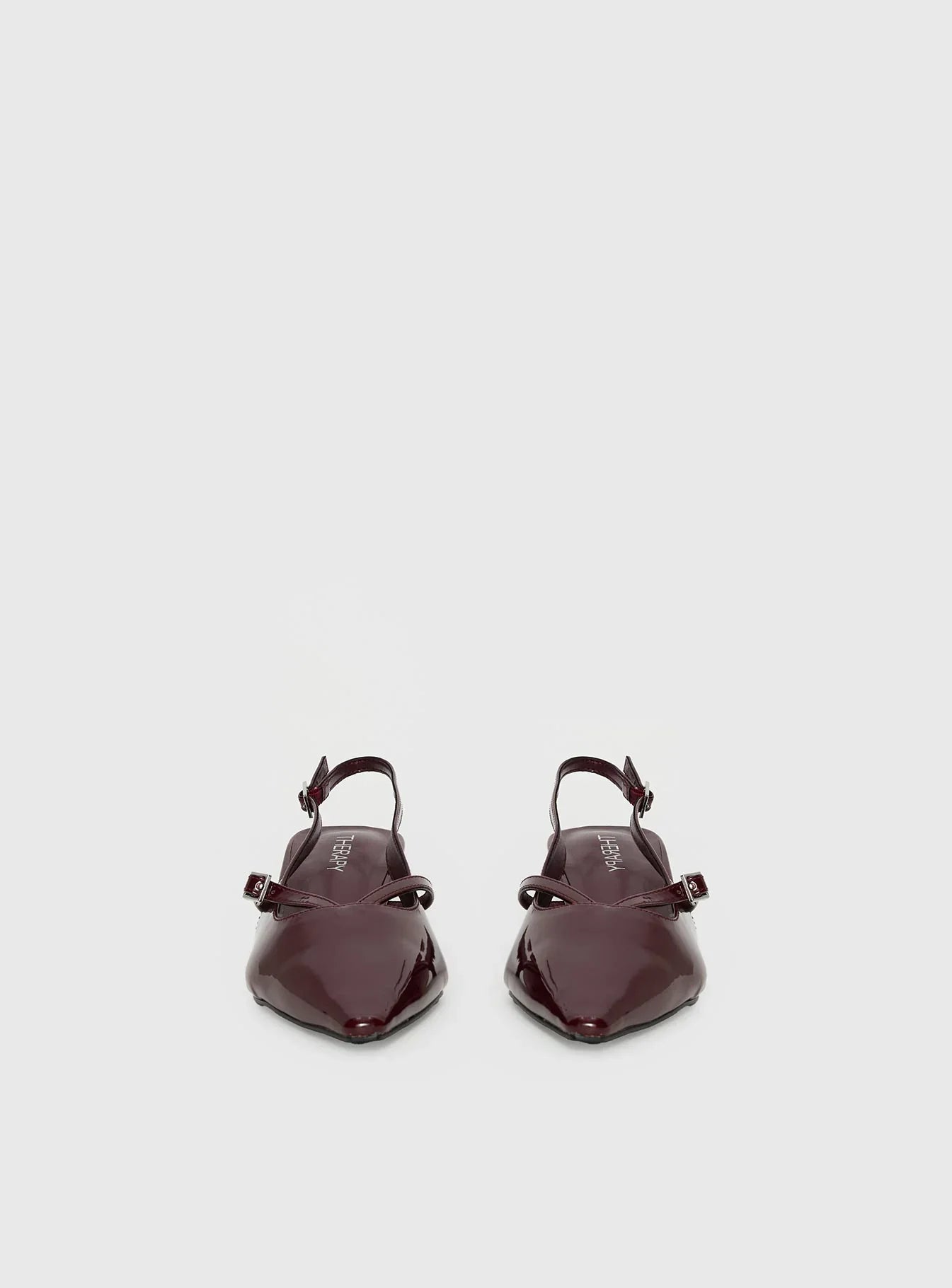 Therapy Irving Slingback Heels Burgundy