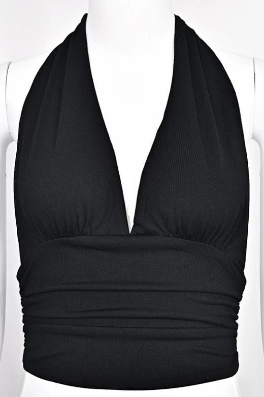 Aby Halter Top Classic Black