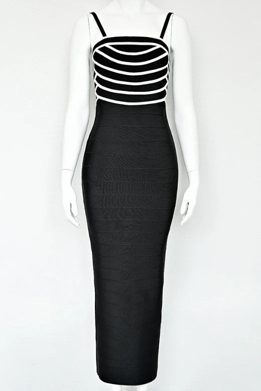 Carter Bandage Maxi Dress Classic Black