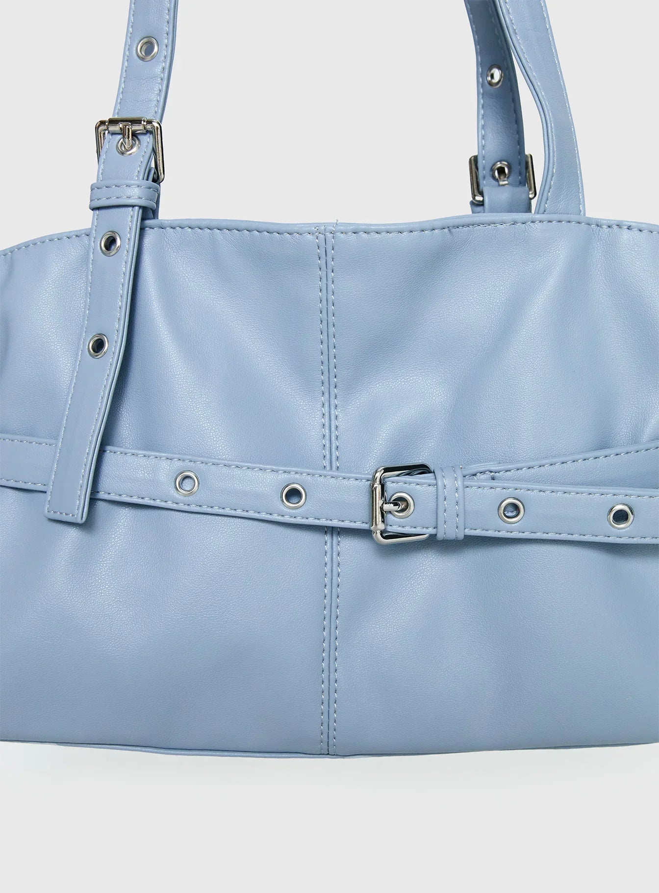 Sabyna Buckle Shoulder Bag Blue