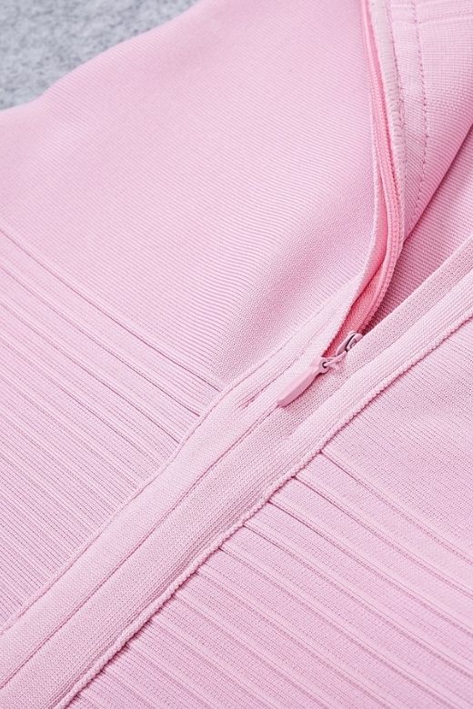 Billie Bandage Midi Dress Dusty Pink