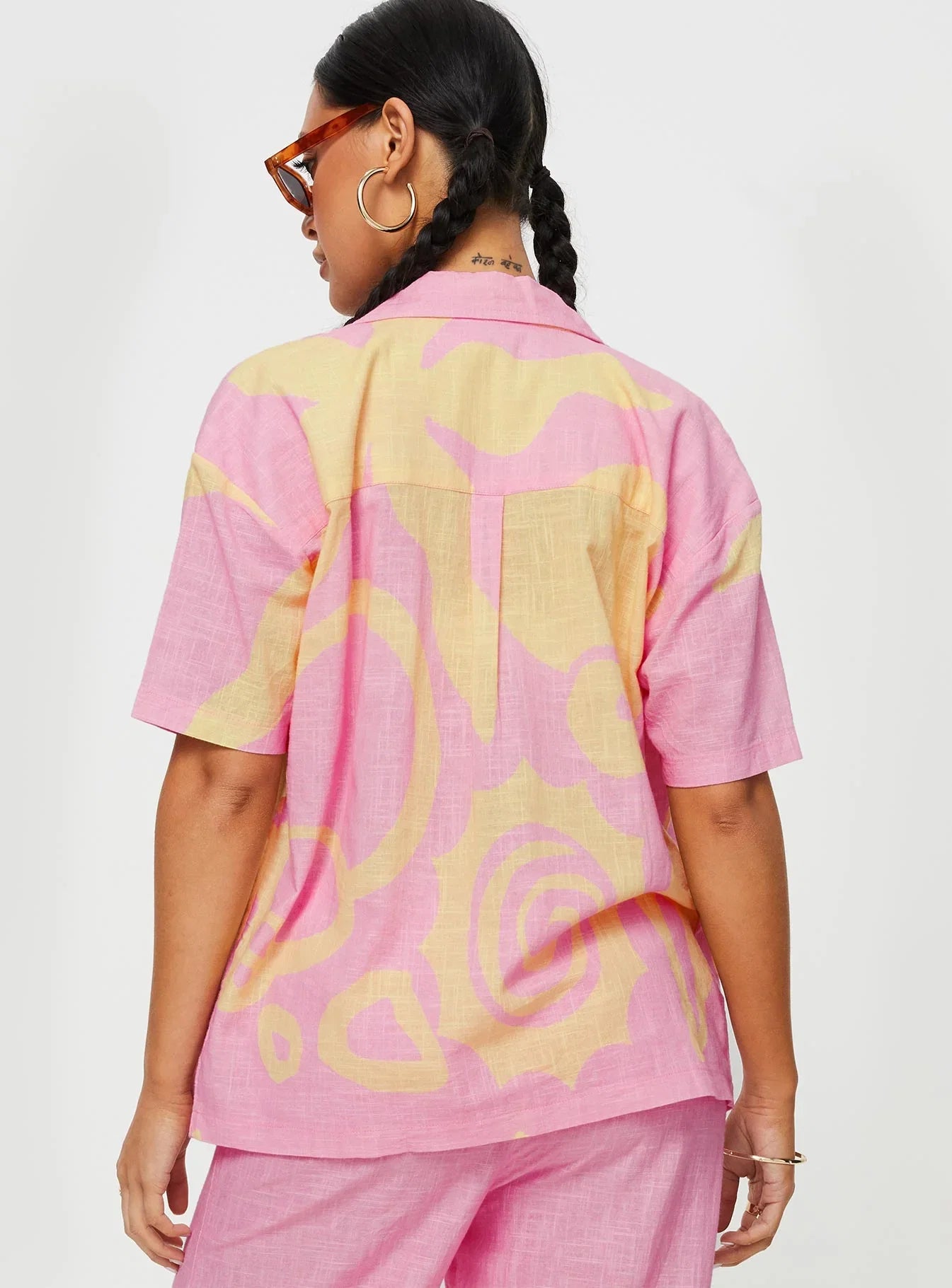 Sollene Top Pink Yellow