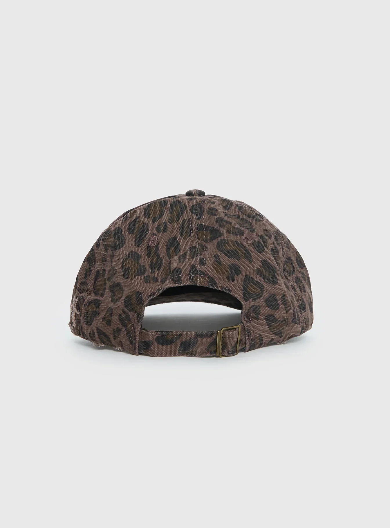 Refinery Distressed Cap Leopard Pink