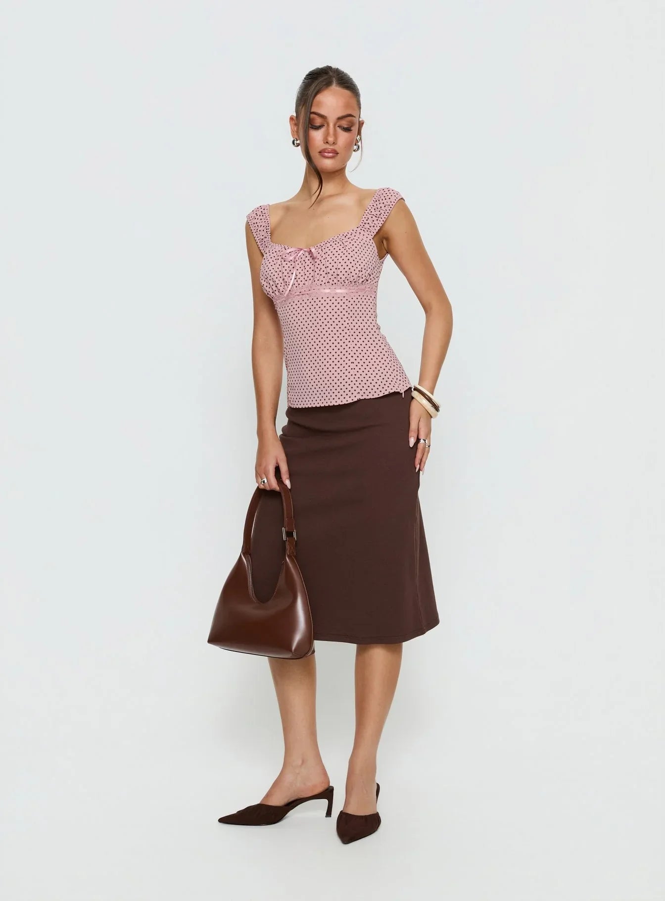 Garconne Top Pink Polka