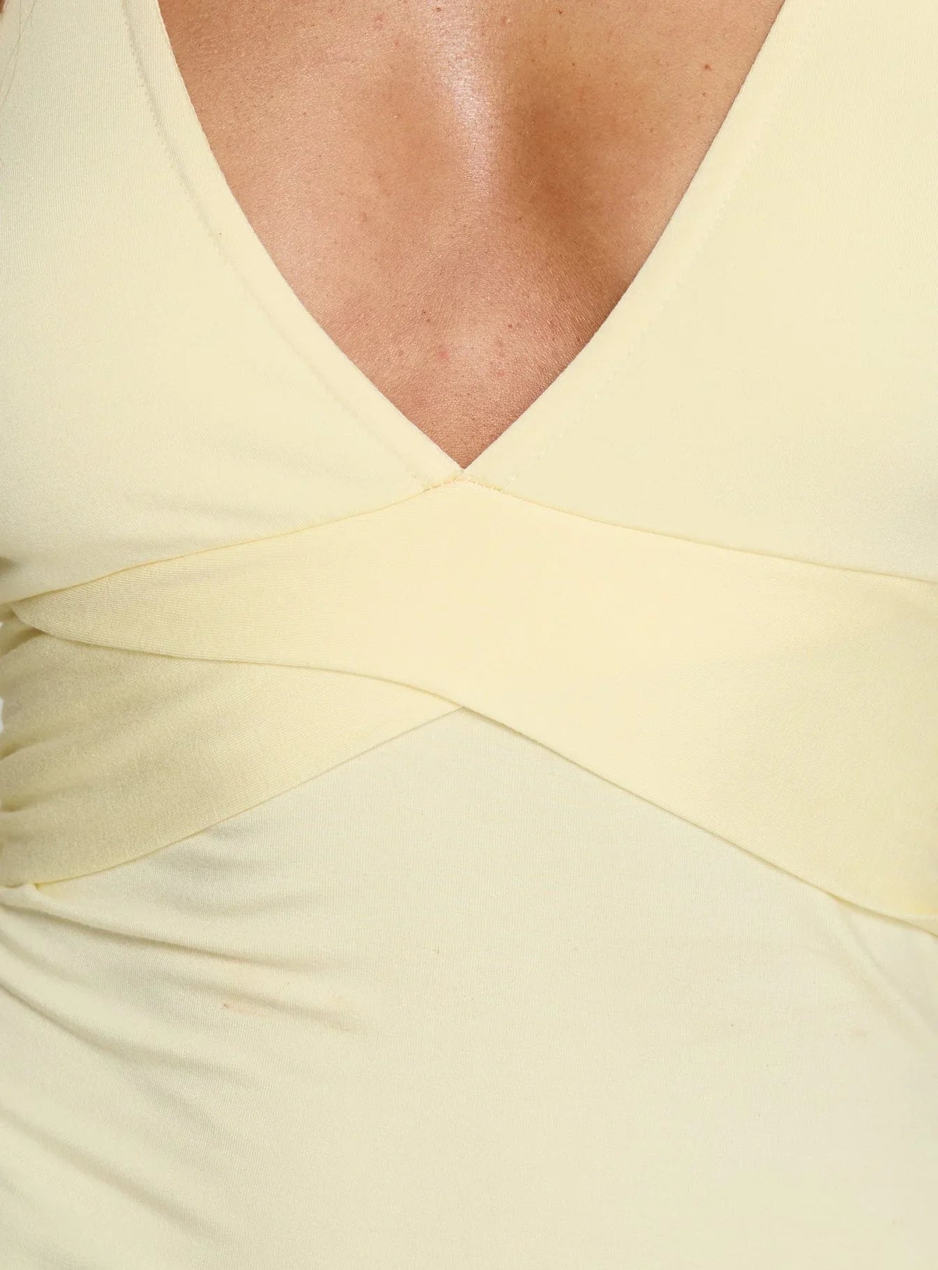 Madelon Long Sleeve Wrap Top Butter