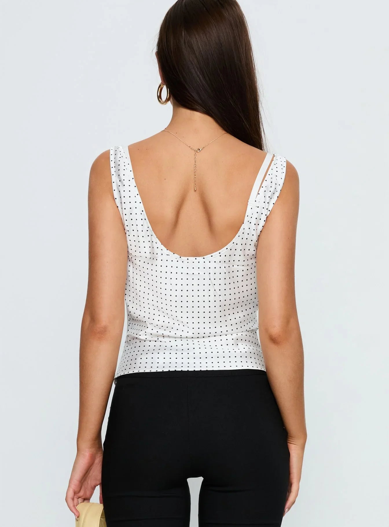 Delilah Top Porcelain Polka