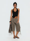Avrilla Wrap Knit Top Black