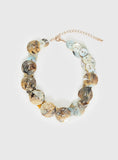 Brealle Button Necklace Multi