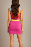 Heidi Bandage Mini Dress Hot Pink