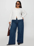Lauraine Cardigan White Curve