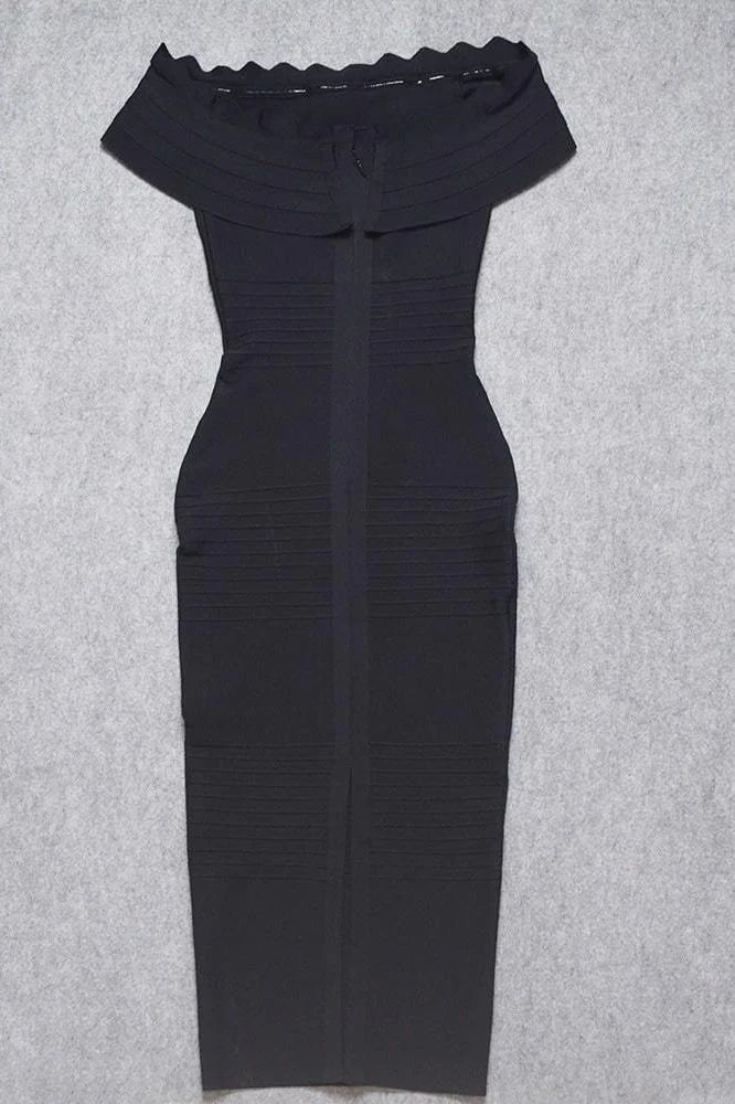 Billie Bandage Midi Dress Classic Black