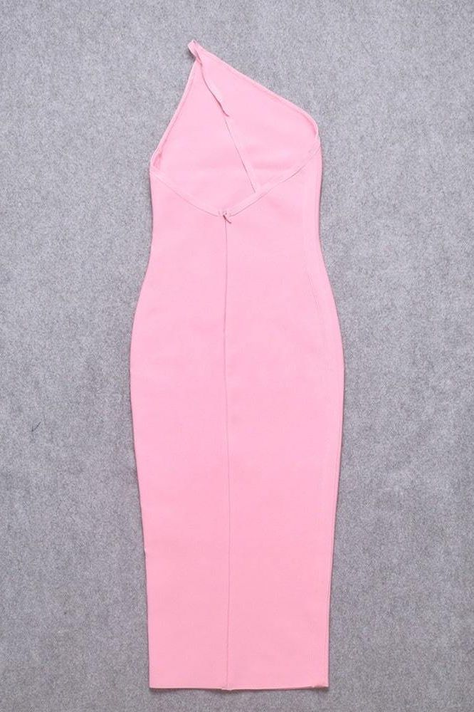Joi Bodycon Midi Dress Dusty Pink