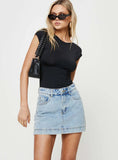 Gazelle Denim Skort Light Wash Tall