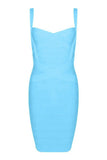 Heidi Bandage Mini Dress Sky Blue