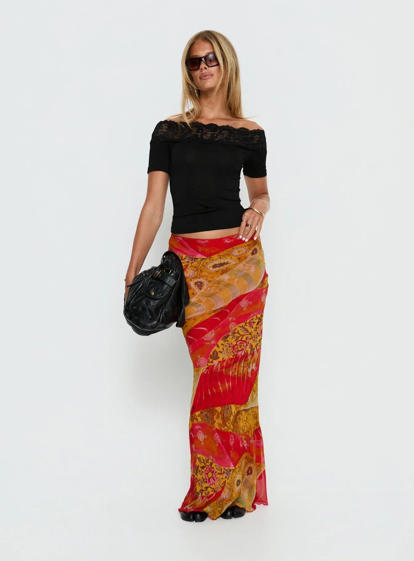 Rowana Maxi Skirt Multi Paisley