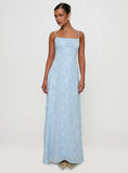 South Of France Maxi Dress Blue Petite
