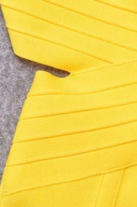 Pia Bandage Dress Sun Yellow