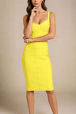Pip Bandage Corset Dress Sun Yellow Sale
