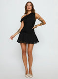 Emiline Off Shoulder Playsuit Black