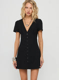 Loveliness Playsuit Black Petite