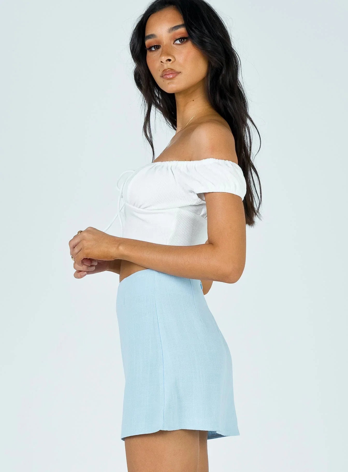 Selby Mini Skirt Blue