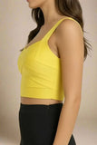 Jay Bandage Crop Top Sun Yellow