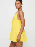 Dionne Mini Dress Lemon