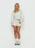 Daybreak Rib Waist Shorts Snow Marle
