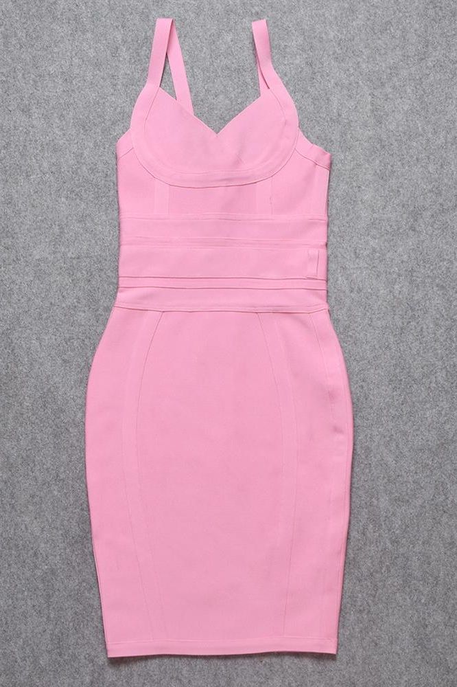 Bek Bandage Dress Blush Pink Sale