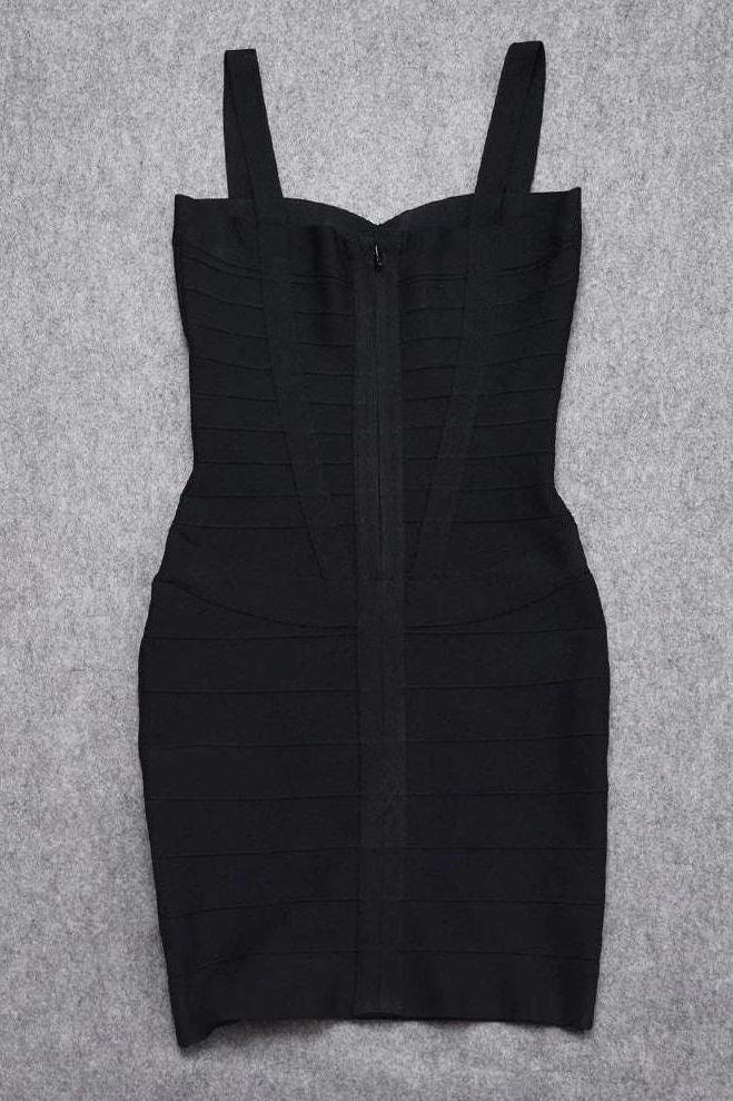 Heidi Bandage Mini Dress Classic Black Sale