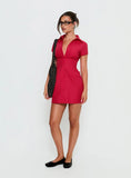 Motley Mini Dress Red