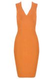 Ash Bandage Dress Apricot Orange Sale
