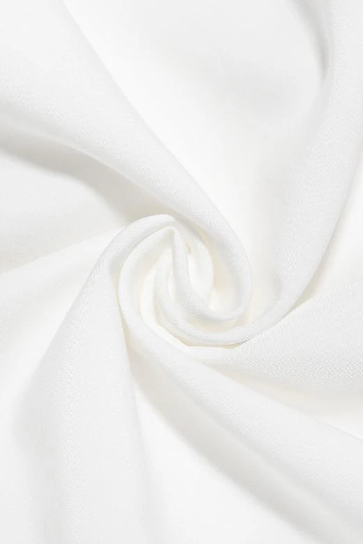 Tasmin Midi Dress White Pearl