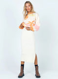 Tanna Midi Skirt Cream
