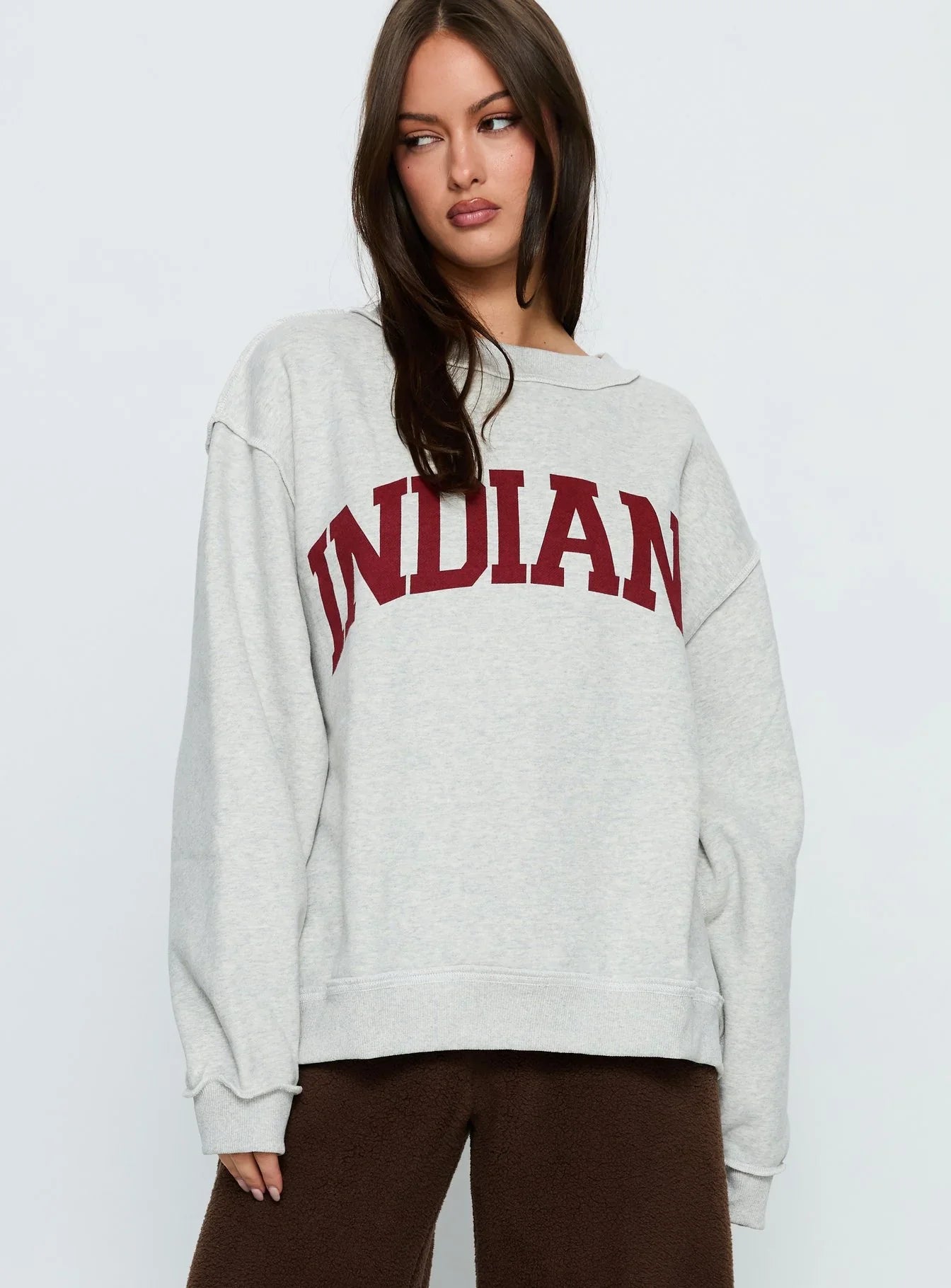 When In Indiana Jumper Grey