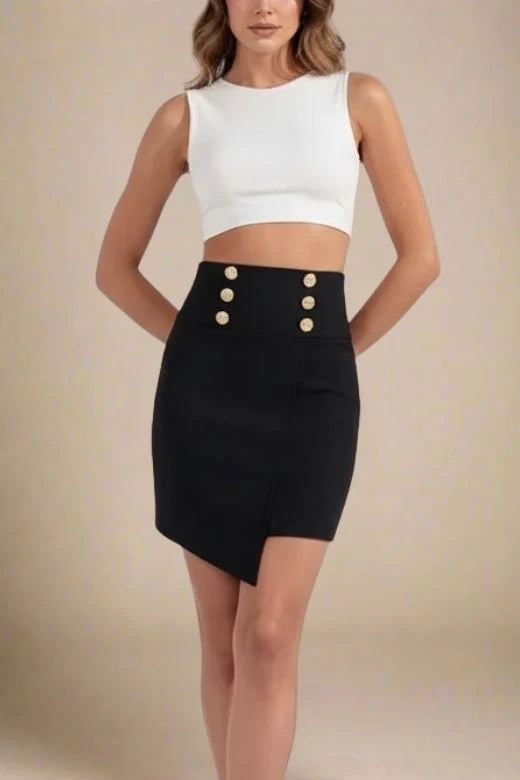 Jessie Mini Pencil Skirt Classic Black