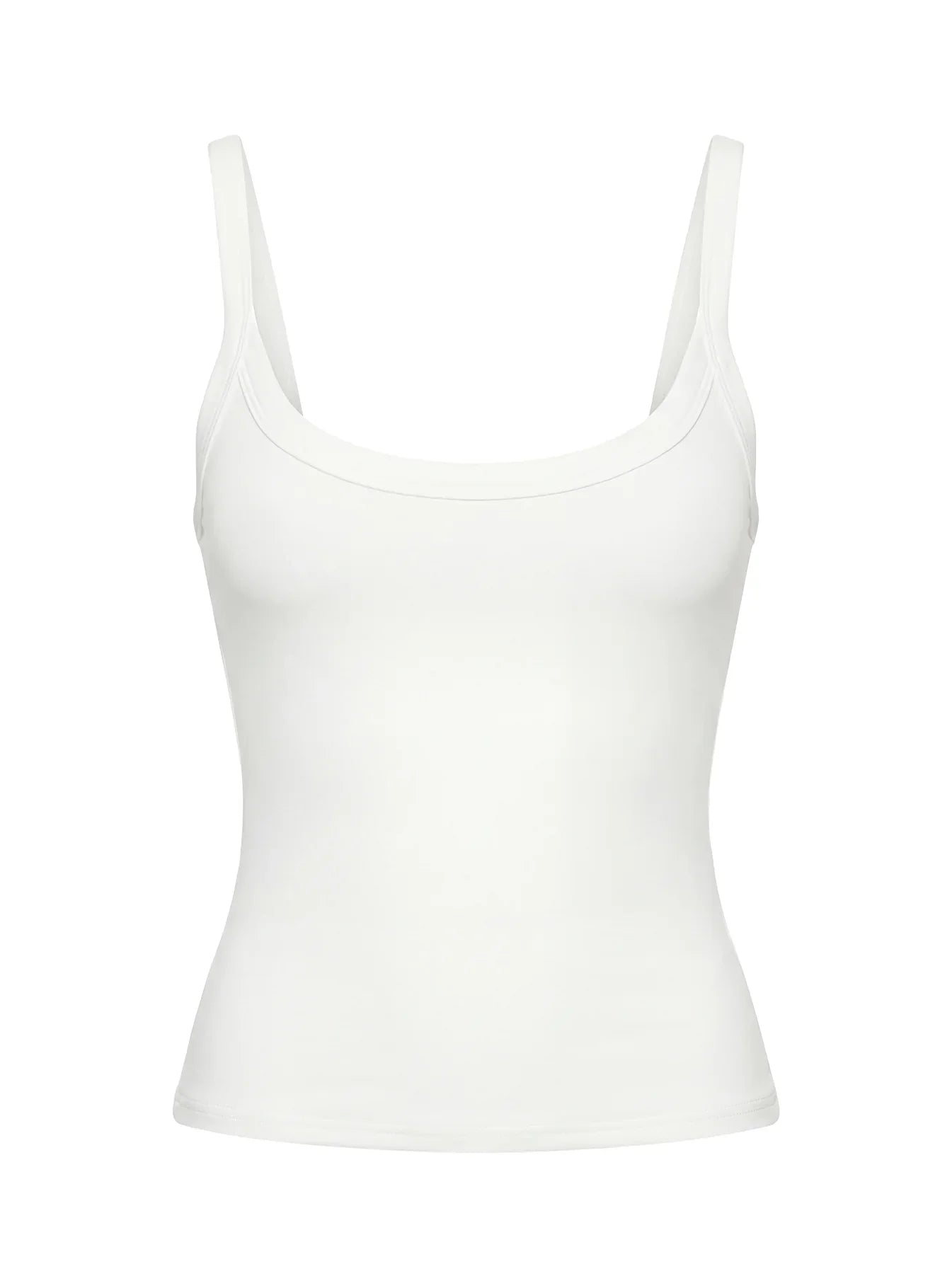 Kasper Cinched Longline Tank Top White