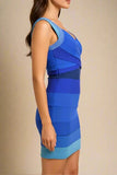 Portia Bandage Mini Dress Royal Blue