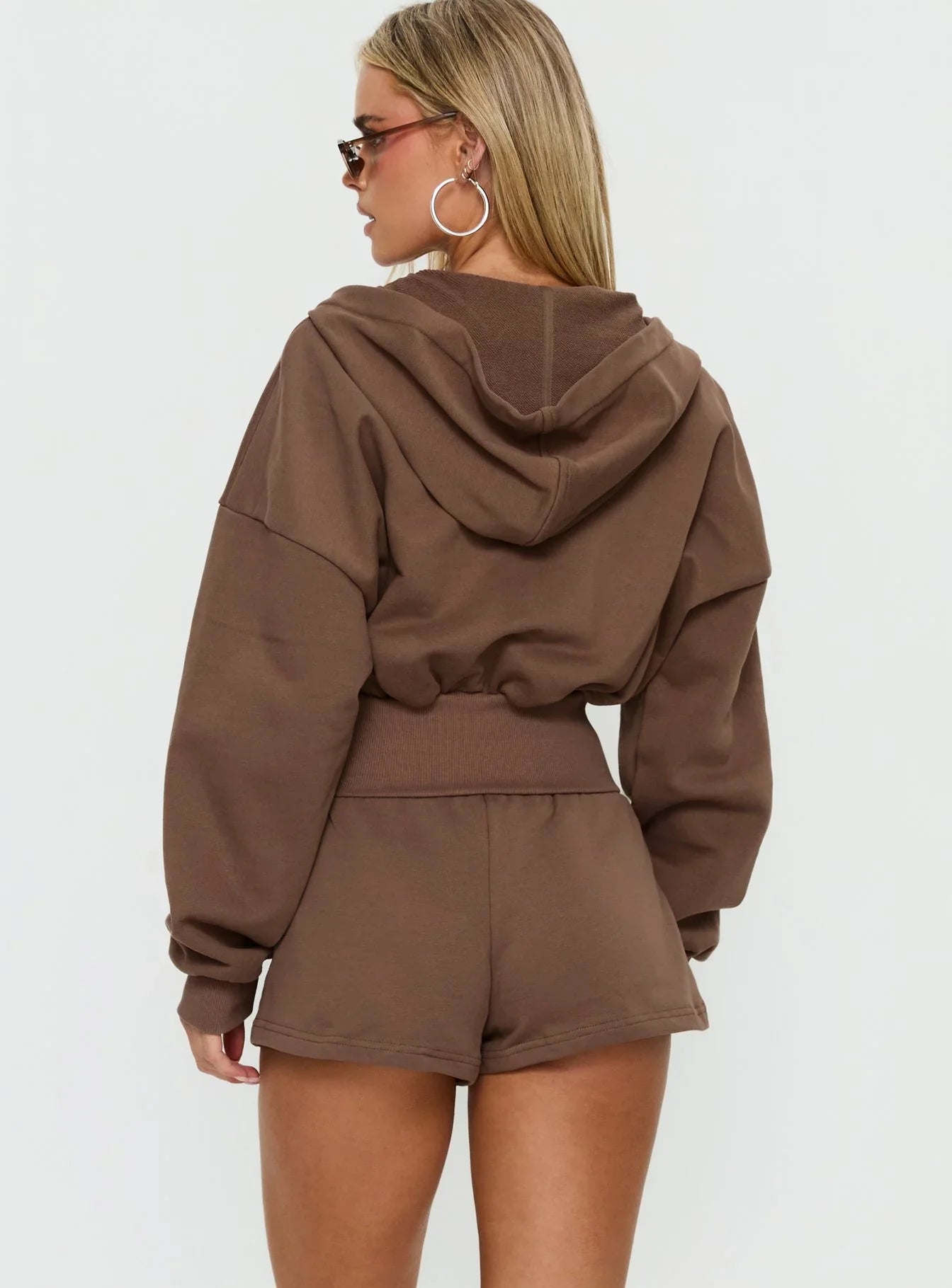 Daybreak Rib Waist Shorts Cocoa