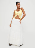 Juliana Top Light Yellow Lace