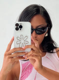 Blink Twice iPhone Case Clear Silver