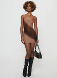 Cullen Mini Dress Chocolate