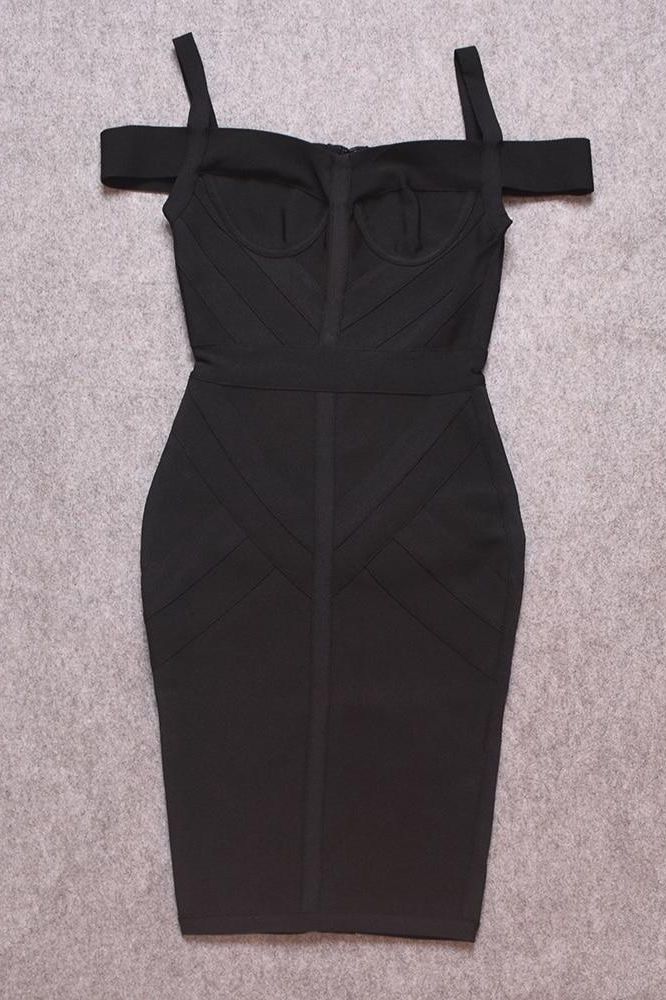 Sophia Bandage Dress Classic Black