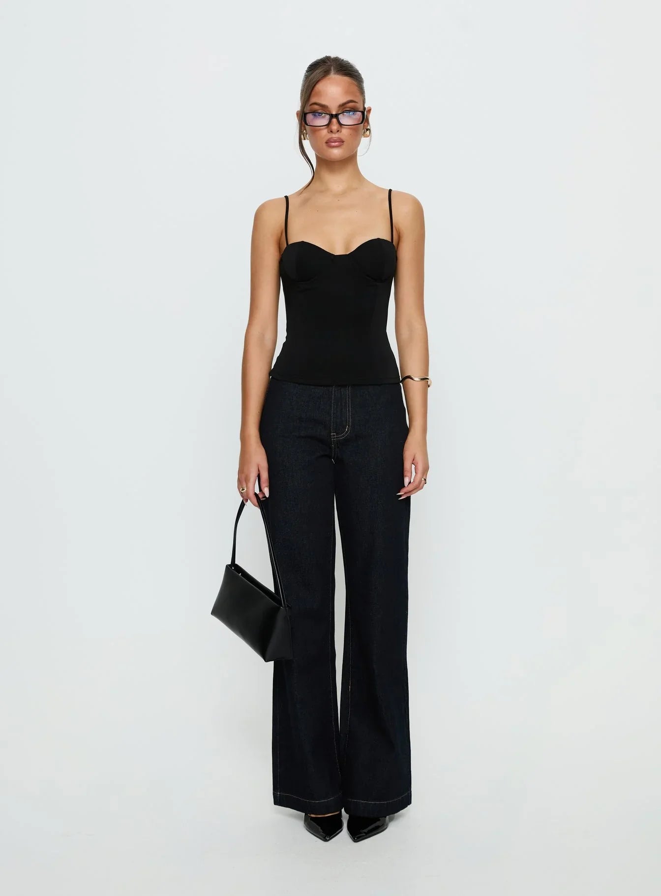 Anataza Underwire Top Black
